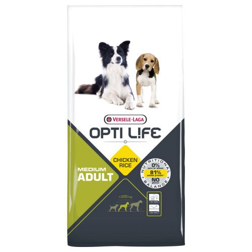 Opti Life medium adult 2,5 en 12,5 kilo
