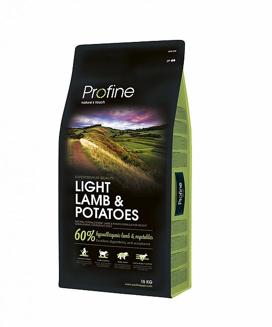 Profine Adult Light Lamb &amp; Potatoes in 3 en 15 kilo