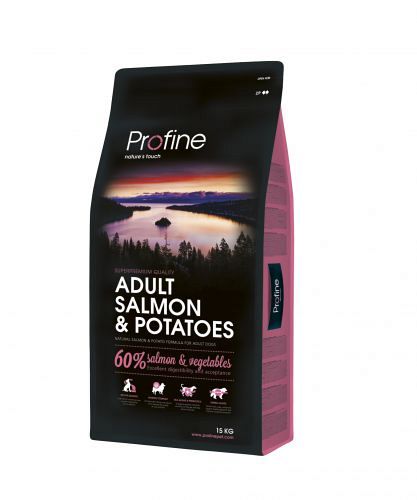 Profine adult Salmon &amp; Potatoes in 3 en 15 kilo